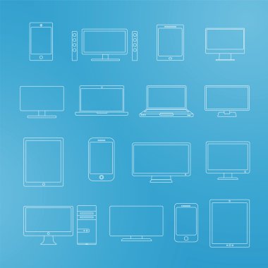 Oluşturulan satır simgelerin elektrik nesne