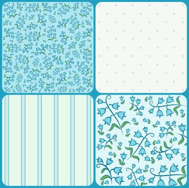 vintage duvar halısı çiçek arka kümesi