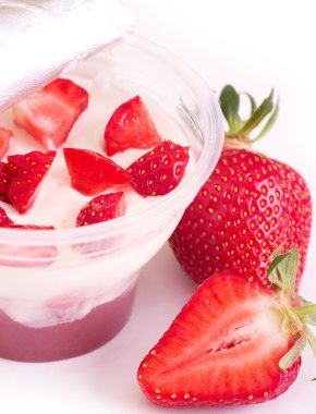 lezzetli taze çilek smoothie