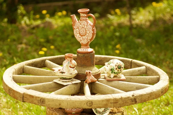 Traditionella ryska keramik — Stockfoto