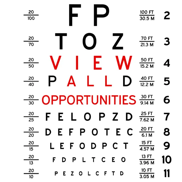 Gráfico ocular — Fotografia de Stock