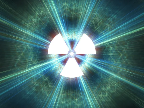 Nuclear radiation symbol — Stock Photo, Image