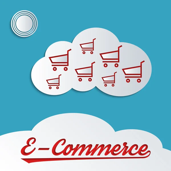 E-Commerce — Stock Vector