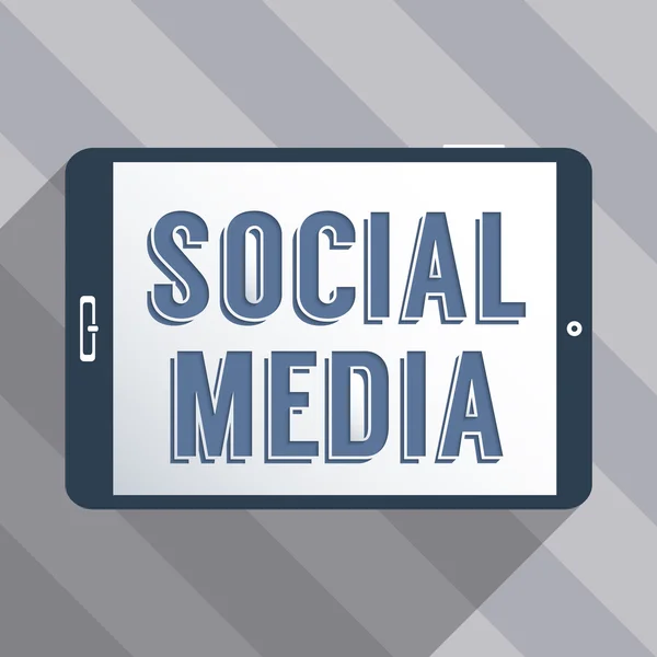 Social media — Vettoriale Stock