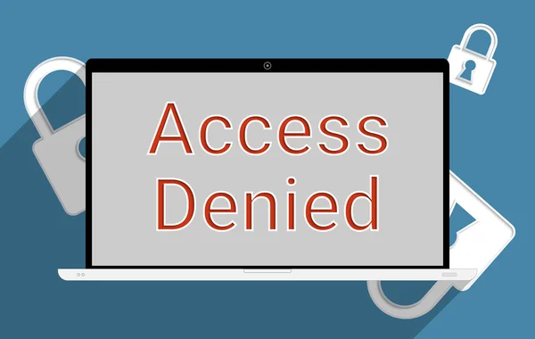 Access denied — Stock Vector