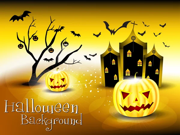 Abstracte glanzende holloween achtergrond — Stockvector