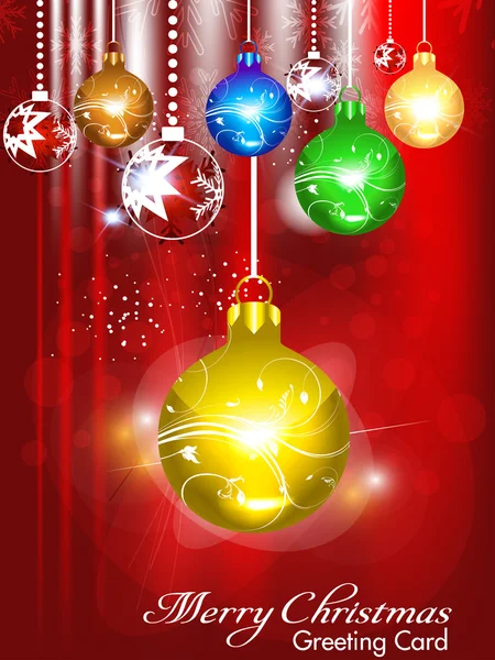 Abstracte kleurrijke kerst achtergrond — Stockvector