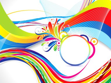 soyut renkli dalga arkaplanı