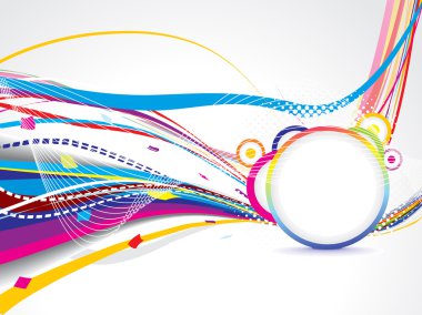 soyut dalga geçmiş akışı ile