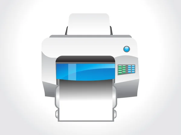 Abstracte glanzende printer — Stockvector