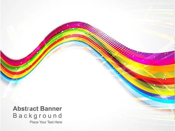 Abstracte kleurrijke golf achtergrond — Stockvector