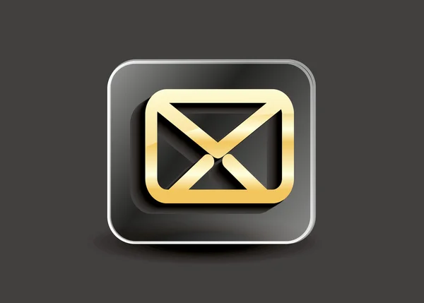Knop abstracte e-mail — Stockvector