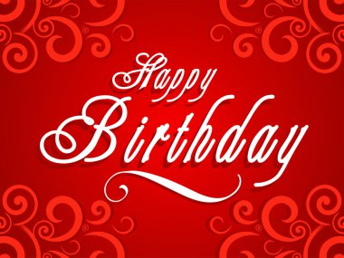 soyut mutlu doğum günü kartı