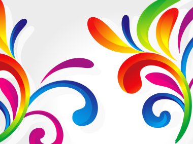 soyut renkli çiçek arkaplanı