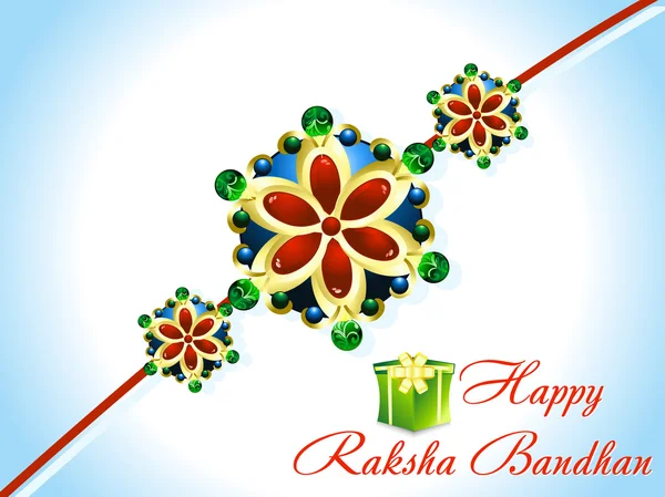 Abstract raksha bandhan rakhi background — Stock Vector