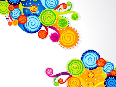 soyut büyülü dalga backgronud