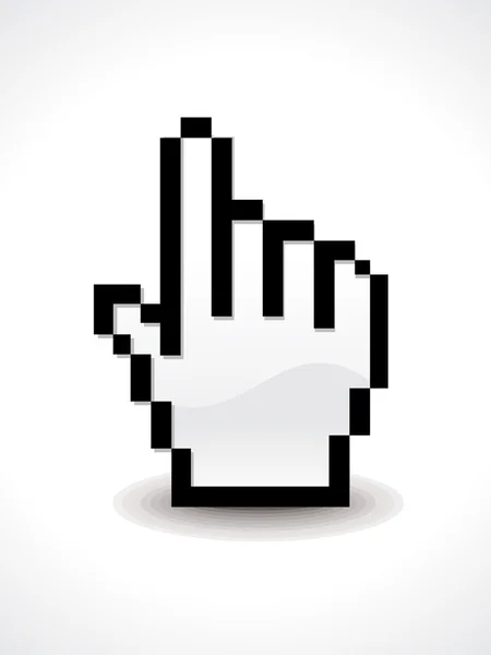 Pictogram van een hand cursor — Stockvector