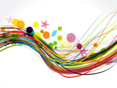 renkli dalga geçmiş