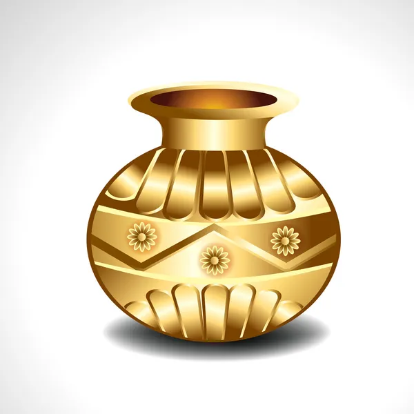 Векторное золотое пятно — стоковый вектор