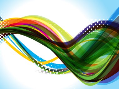 Soyut renkli noktalı arkaplan