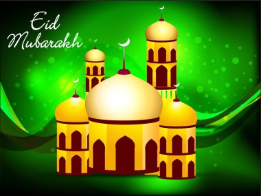 Yeşil eid arka plan
