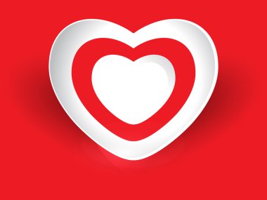 yaratıcı kalp şekli