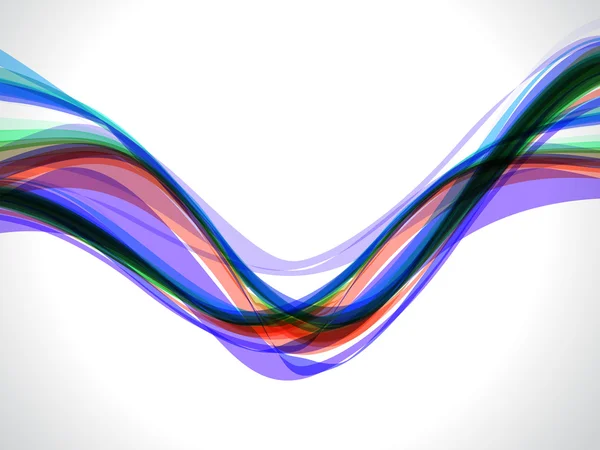 Multi Farbe Welle Hintergrund — Stockvektor