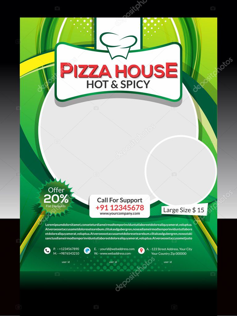 Pizza Store Flyer Design