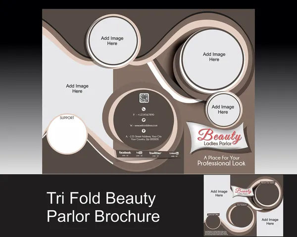 Brochure de salon Tri fold — Photo