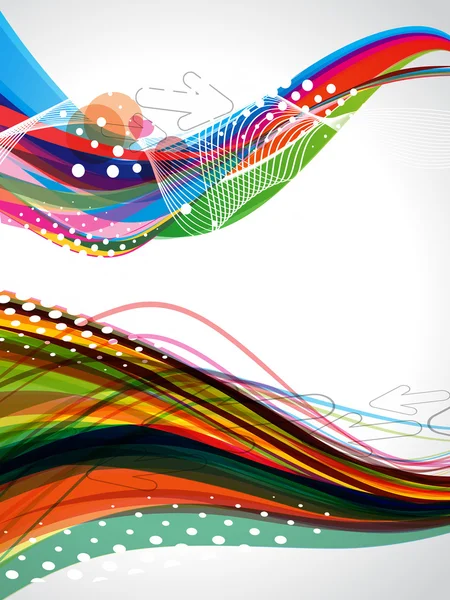 Colorful Wave Background Set — Stock Photo, Image