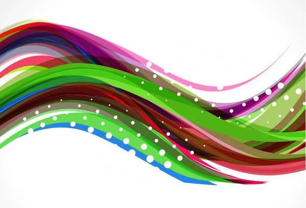 Абстрактний барвистий хвильовий фон — стоковий вектор