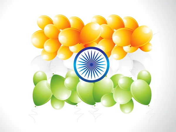 Indiase vlag achtergrond — Stockvector