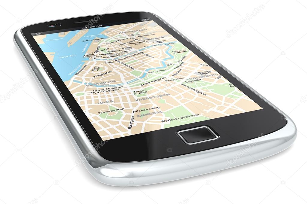 Smartphone GPS.