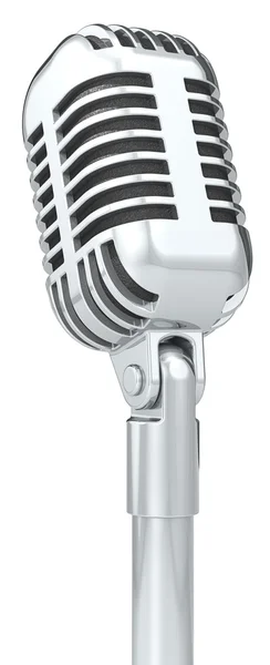 Klasyczny mikrofon mikrofon. — Zdjęcie stockowe