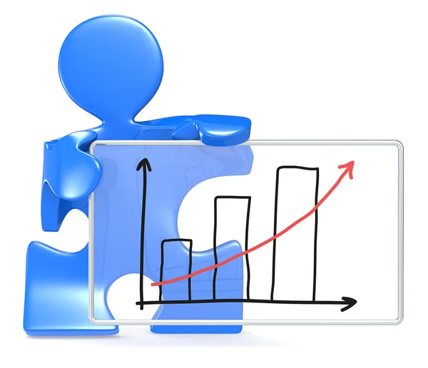 Growth Graph. — Stock Photo, Image