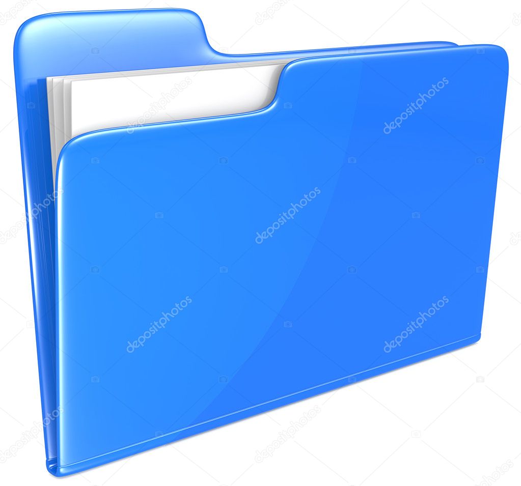 Blue Folder.
