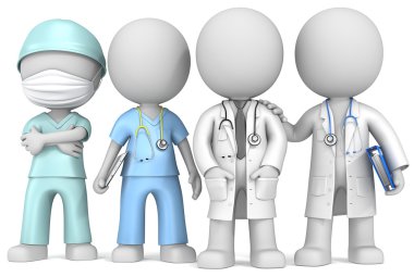 Doktor ve hemşire.