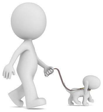 İnsan ve köpeği..