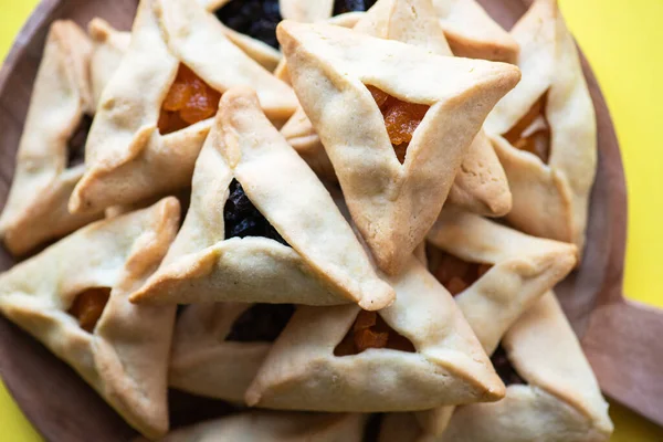 Tas Biscuits Hamantaschen Vue Dessus — Photo