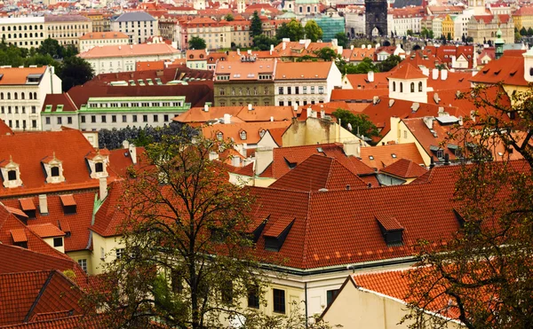 Vista de un casco antiguo de Praga —  Fotos de Stock