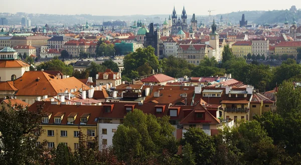 Vista de un casco antiguo de Praga —  Fotos de Stock