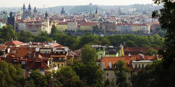 プラハの古い町を表示 — ストック写真