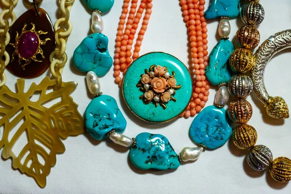 Bijoux Turquoise Pour Femmes Bien Autres Choses — Photo