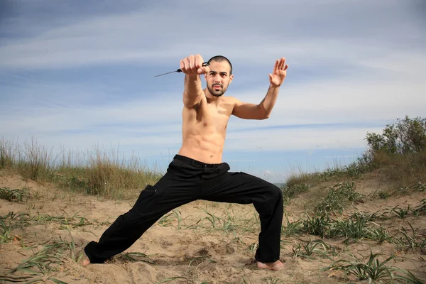 Martial arts instructor — Stock Photo, Image