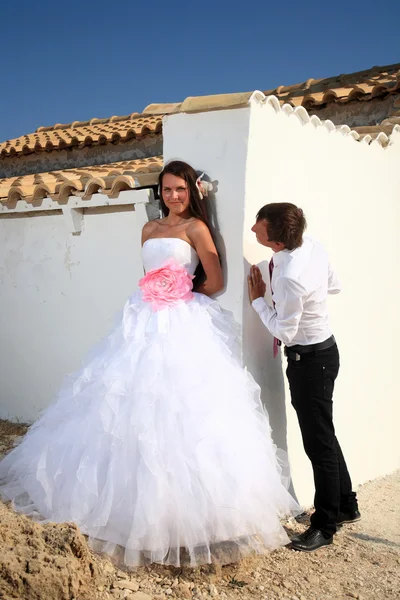 Sposa e sposo — Foto Stock