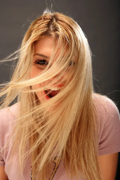 Beautiful blond girl — Stock Photo, Image