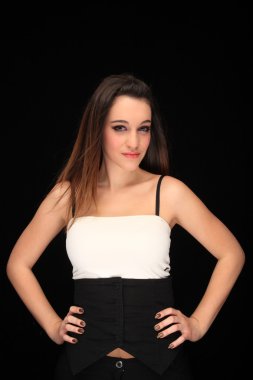Güzel genç kız.