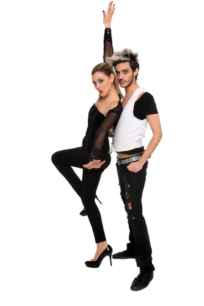 Young stylish couple — Stock Photo, Image