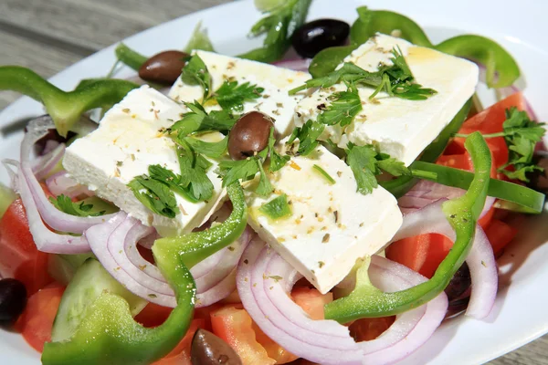 Greek salad — Stock Photo, Image