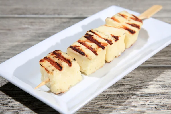 Queso en un pincho — Foto de Stock